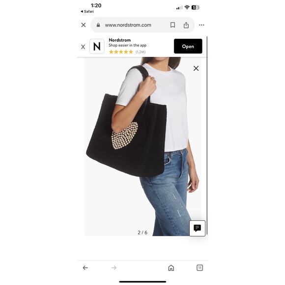 BTB Los Angeles teddy tote - Picture 3 of 12